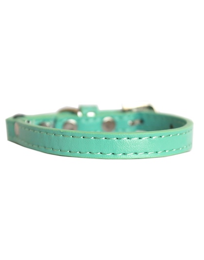 Premium Plain Cat safety collar Aqua Size 10