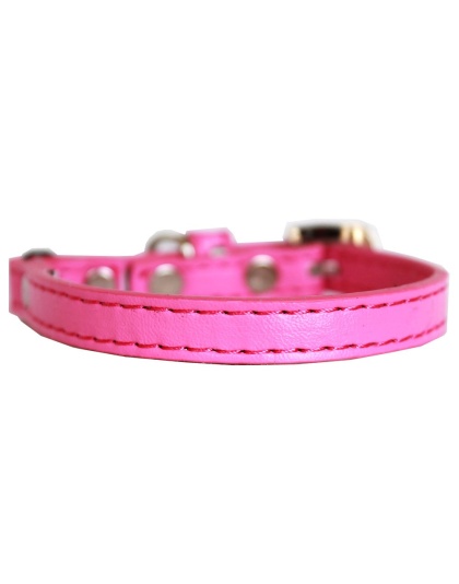 Premium Plain Cat safety collar Bright Pink Size 10