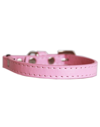 Premium Plain Cat safety collar Light Pink Size 10
