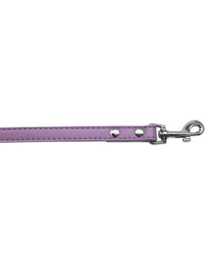 Premium plain pet leash 1/2" wide x 4' long Lavender