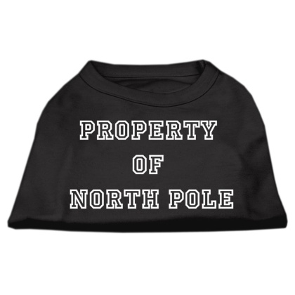 Property of North Pole Screen Print Shirts Black L