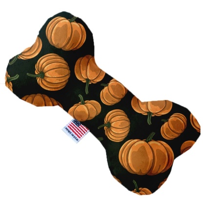 Pumpkin Patch 10 Inch Canvas Bone Dog Toy