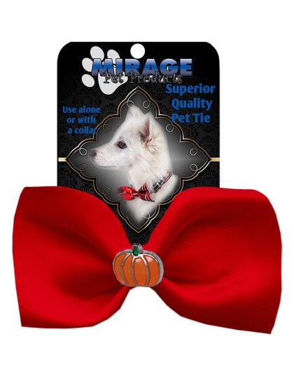 Pumpkin Widget Pet Bowtie Red