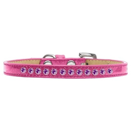 Purple Crystal Size 10 Pink Puppy Ice Cream Collar