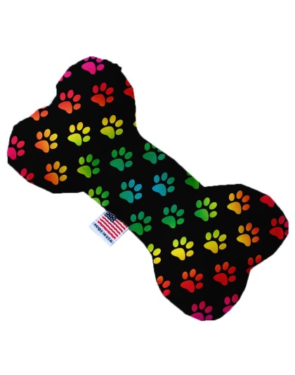 Rainbow Paws 10 inch Canvas Bone Dog Toy