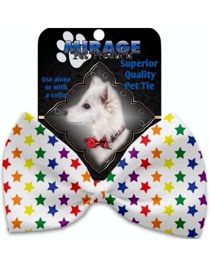 Rainbow Stars Pet Bow Tie