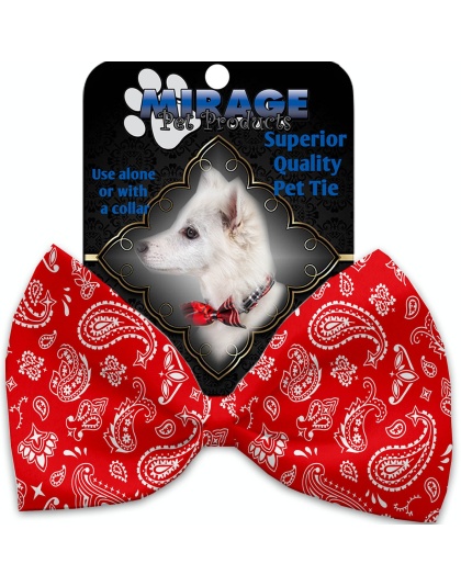 Red Western Pet Bow Tie