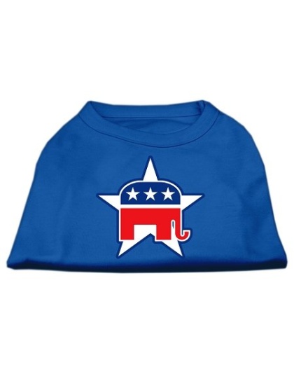 Republican Screen Print Shirts Blue Lg