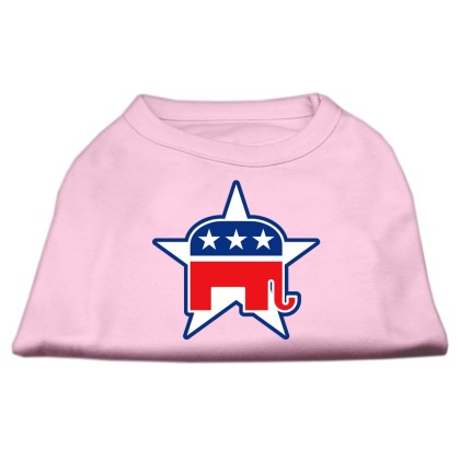 Republican Screen Print Shirts Light Pink L