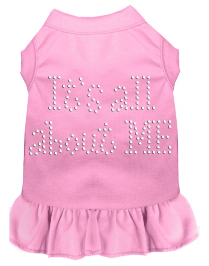 Rhinestone All About me Dress Light Pink 4X