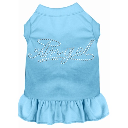 Rhinestone Angel Dress Baby Blue 4X