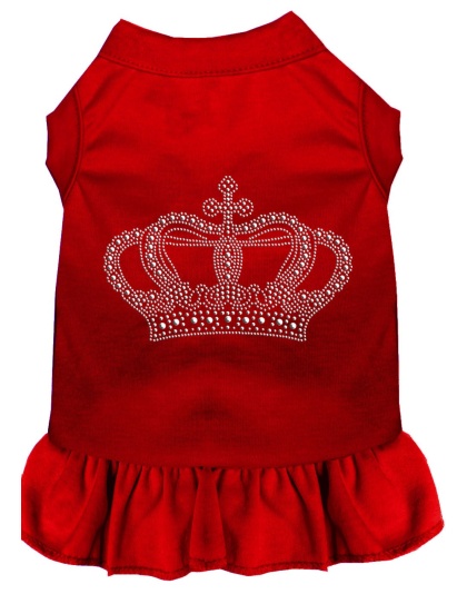 Rhinestone Crown Dress Red 4X