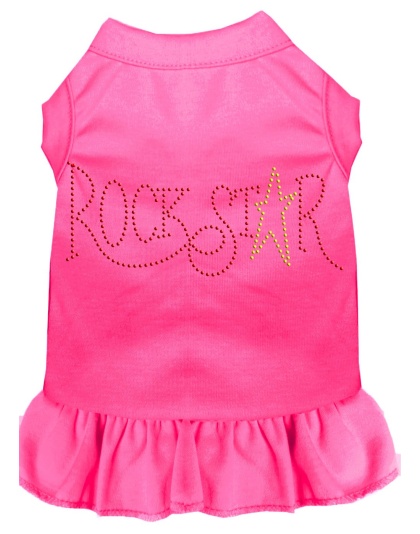 Rhinestone RockStar Dress Bright Pink 4X