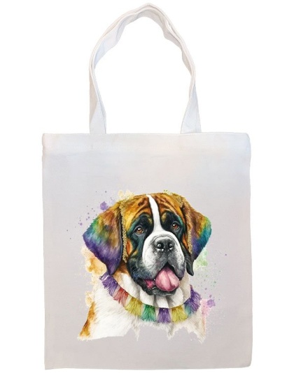 Saint Bernard Canvas Tote Bag Style1