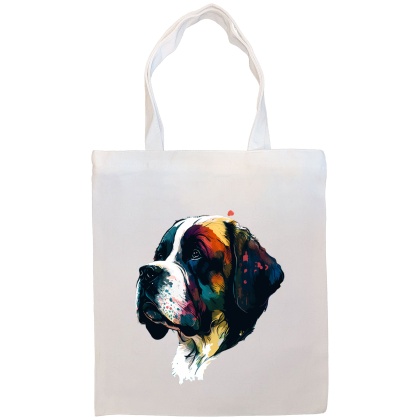 Saint Bernard Canvas Tote Bag Style2