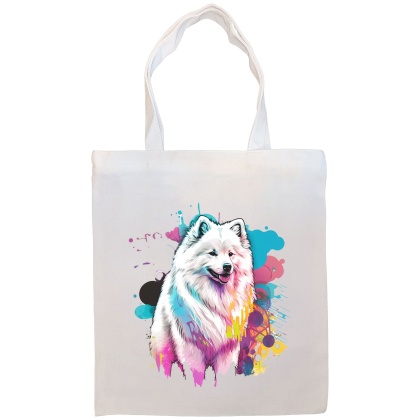 Samoyed Canvas Tote Bag Style1