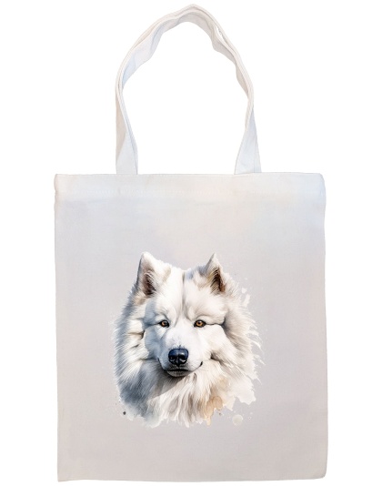 Samoyed Canvas Tote Bag Style4