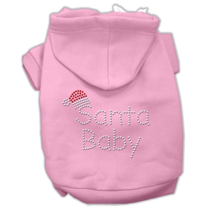 Santa Baby Hoodies Pink L