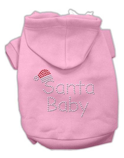 Santa Baby Hoodies Pink L