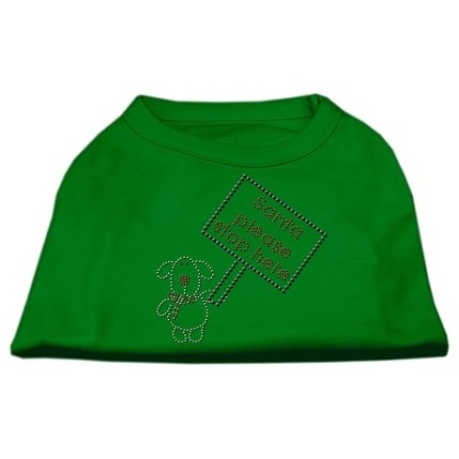 Santa Stop Here Shirts Emerald Green Lg