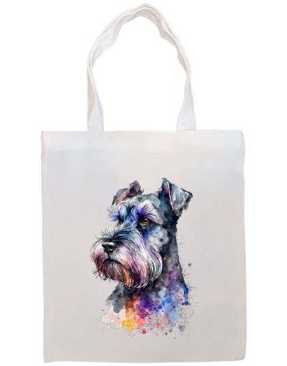 Schnauzer Canvas Tote Bag Style1