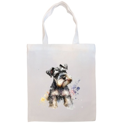 Schnauzer Canvas Tote Bag Style3