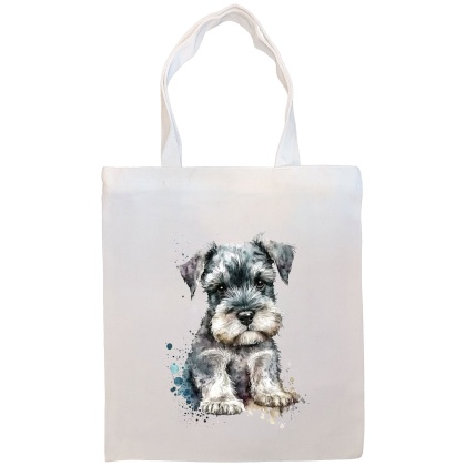 Schnauzer Canvas Tote Bag Style4