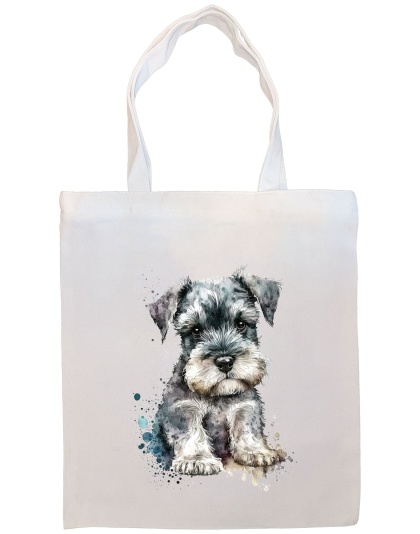 Schnauzer Canvas Tote Bag Style4