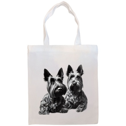 Scottie Canvas Tote Bag Style1