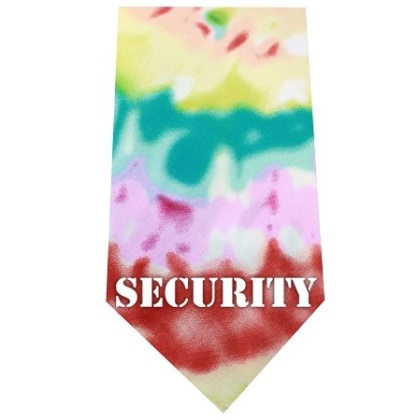 Security Screen Print Bandana Tie Dye