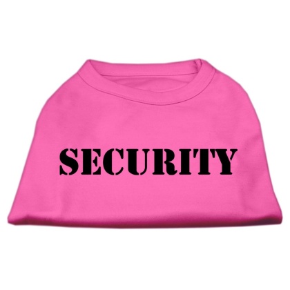 Security Screen Print Shirts Bright Pink 4X (22)