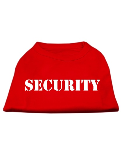 Security Screen Print Shirts Red 4X (22)