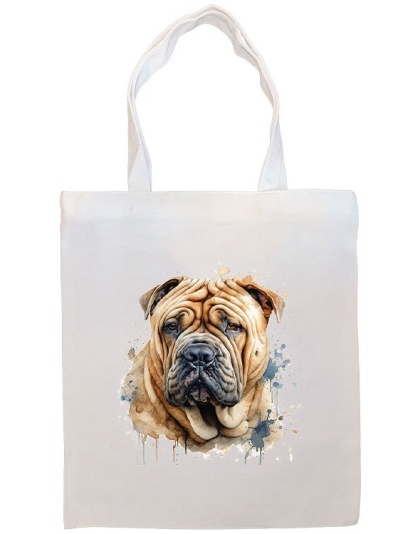 Shar-Pei Canvas Tote Bag Style2