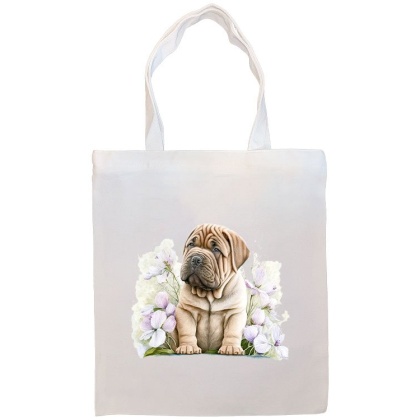 Shar-Pei Canvas Tote Bag Style4