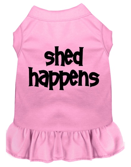 Shed Happens Screen Print Dress Light Pink 4X (22)