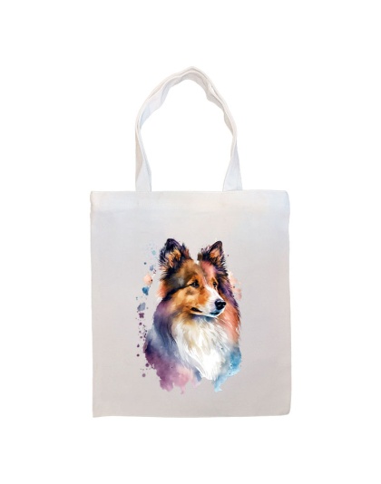 Sheltie Canvas Tote Bag Style1