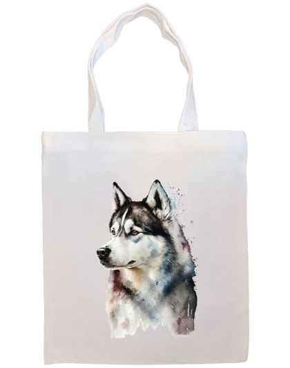 Siberian Husky Canvas Tote Bag Style2