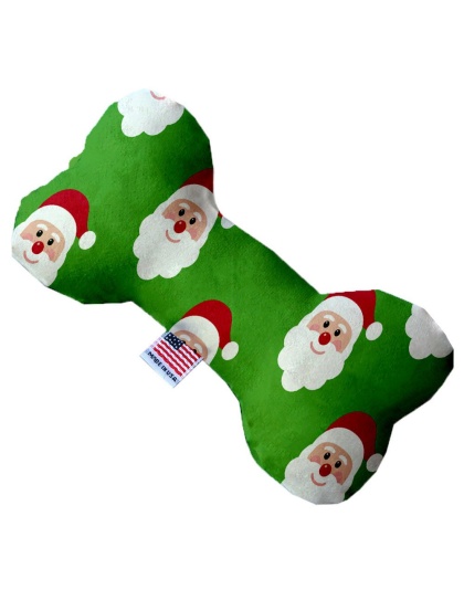 Smiling Santa 10 Inch Bone Dog Toy