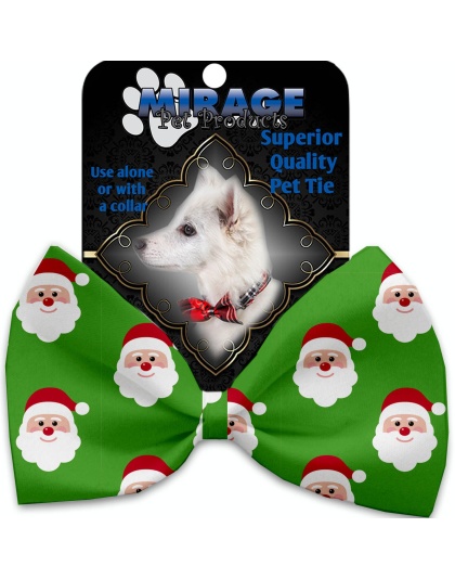 Smiling Santa Pet Bow Tie