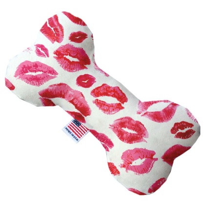 Smooches 10 inch Canvas Bone Dog Toy