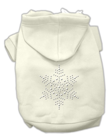 Snowflake Hoodies Cream L