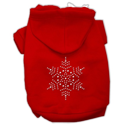 Snowflake Hoodies Red L