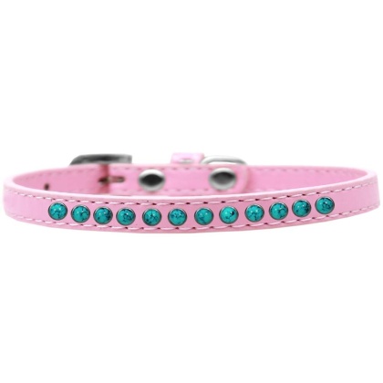 Southwest Turquoise Pearl Size 10 Light Pink Puppy Collar