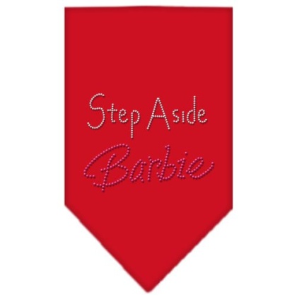 Step Aside Barbie Rhinestone Bandana Red Large