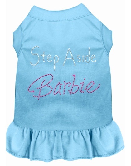 Step Aside Barbie Rhinestone Dress Baby Blue 4X