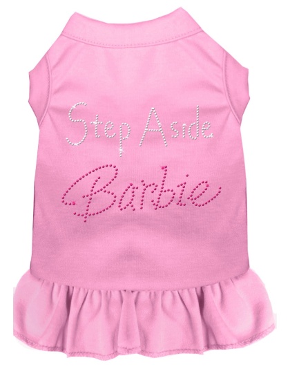 Step Aside Barbie Rhinestone Dress Light Pink 4X