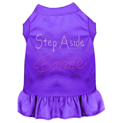 Step Aside Barbie Rhinestone Dress Purple 4X