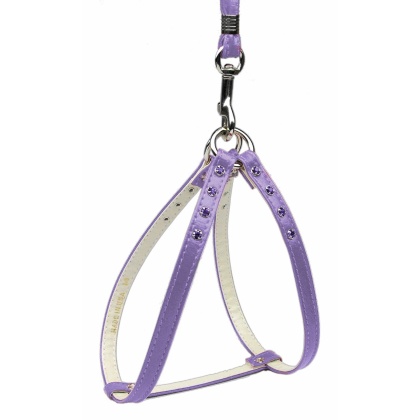 Step-In Harness Purple w/ Purple Stones 10