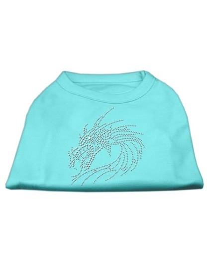 Studded Dragon Shirts Aqua L