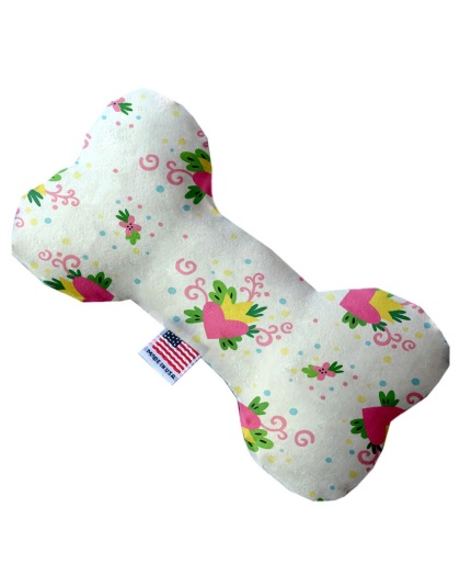 Sweet Love 10 inch Canvas Bone Dog Toy